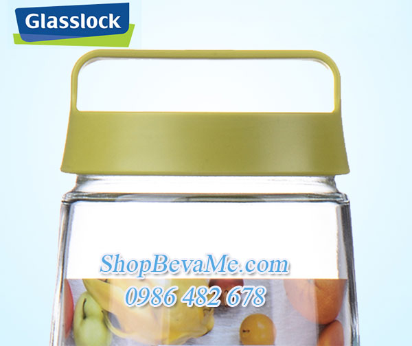 Bình thủy tinh ngâm rượu Glasslock Hàn Quốc 5L