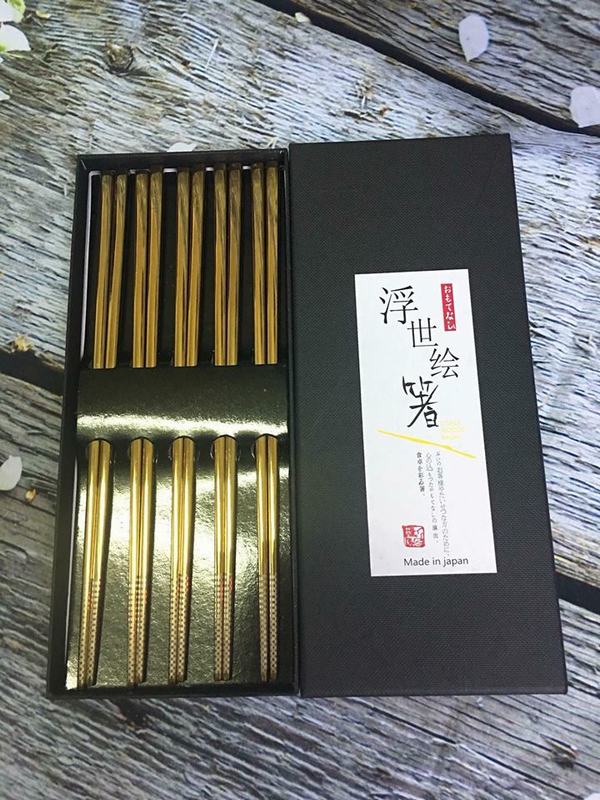 Đũa inox 304 đặc ruột Made in Japan