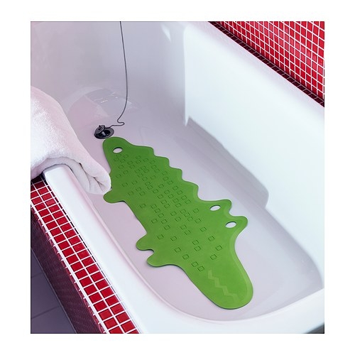 Tấm lót chống trơn bồn tắm Ikea hình cá sấu