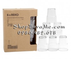 Bộ 6 cốc thủy tinh REKO Ikea