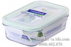 Hộp thủy tinh chữ nhật Glasslock Hàn Quốc 400ml