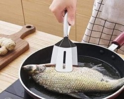 Kẹp/ xẻng lật đồ nóng bằng inox 