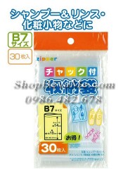 Set 30 túi đựng thực phẩm Zipper 10x14cm Seiwa