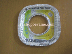 Set 10 giấy bạc lót bếp ga hình vuông