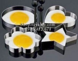 Bộ 4 khuôn tạo hình trứng ốp bằng inox