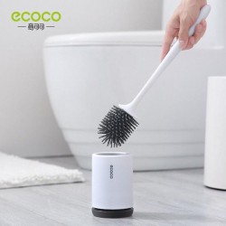 Chổi cọ toilet silicon có hộp đựng Ecoco 1803