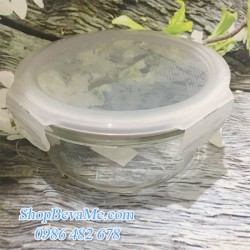 Hộp thủy tinh tròn Lock&Lock 650ml