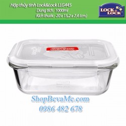 Hộp thủy tinh chịu nhiệt Lock&Lock 1000ml - LLG445