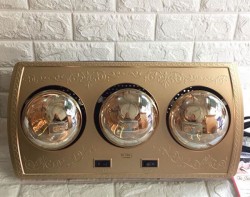 Đèn sưởi BORG BRAUN loại 3 bóng vàng