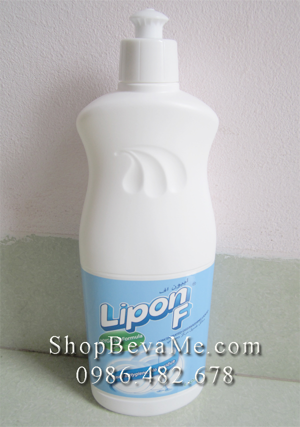 Nước rửa chén bát LIPON không mùi chai 800ml Thái Lan