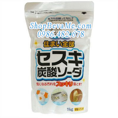 Bột baking soda Sesuki tẩy trắng quần áo Rocket túi 1kg